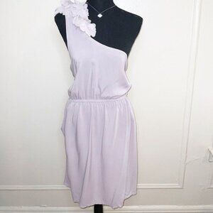 one shoulder pocket dress